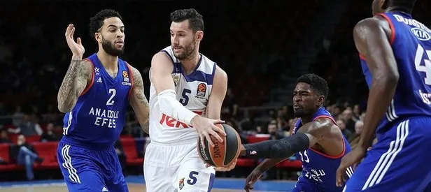 Anadolu Efes, Real Madrid'i elinden kaçırdı
