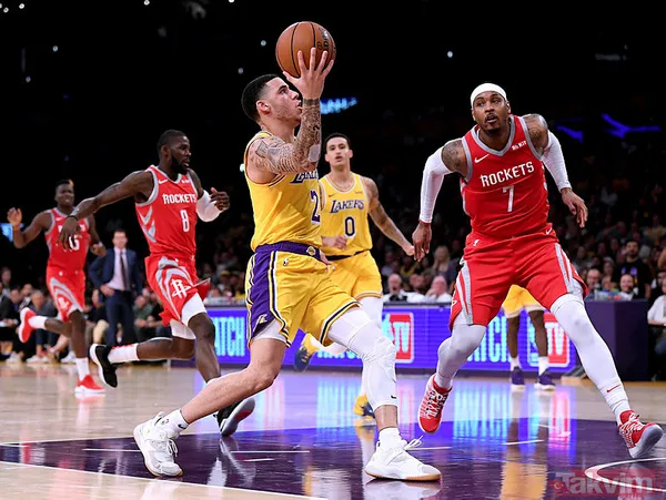 Los Angeles Lakers - Houston Rockets maçında kavga! - 26