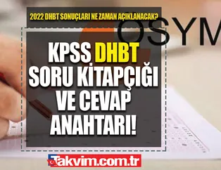 KPSS 2022 DHBT A-B-C-D soru kitapçığı cevap anahtarı PDF İNDİR! osym.gov.tr KPSS DHBT soru ve cevapları FULL TAMAMI! Fıkıh, Hadis...