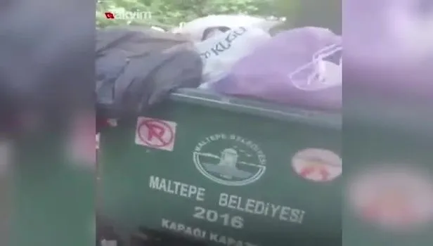 CHP'li Maltepe Belediyesi'nde grev nedeniyle çöp yığınları birikti! Görenlerin midesi bulandı