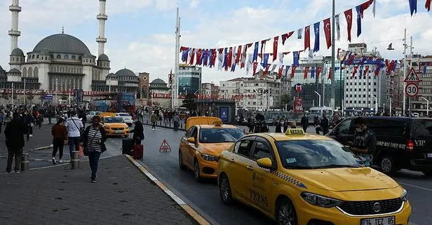 İstanbul’da turisti kabul etmeyen boş taksi, trafikten men edildi