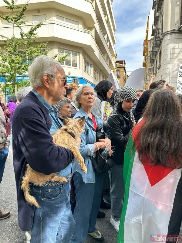 Katil İsrail'in katliamına dünyanın dört bir yanından tepki! Londra, ABD, Tunus, Yemen, İspanya... - 23