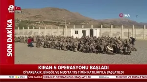 Son dakika: ’Kıran-5’ operasyonu başladı! 179 tim katılıyor |Video