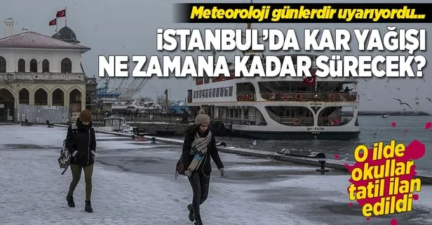 Meteoroloji uyarmıştı! İstanbul’a beklenen yağış geldi