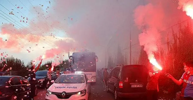 Trabzonspor'a krallar gibi uğurlama