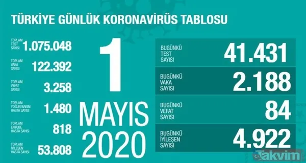 Koronavirüs (Corona) gün gün vaka, iyileşen ve vefat eden hasta sayısı kaç oldu? İşte 10 Mayıs 2020 sayıları - 13