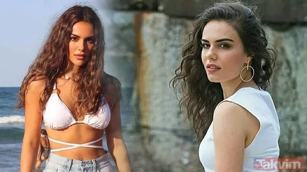 Üç Kız Kardeş'in Türkan'ı Özgü Kaya kırmızı bikinisiyle plajı ateşe verdi! Sere serpe uzandı tüm gözler ondaydı - 1