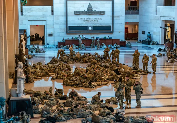ABD'de tarihi günler! Trump'ın azil süreci görüşülürken Kongre kışlaya döndü - 15