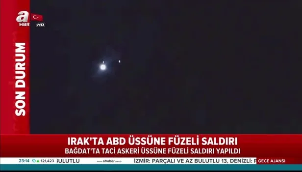 Son dakika: Bağdat'ta ABD Üssü'ne füzeli saldırı!