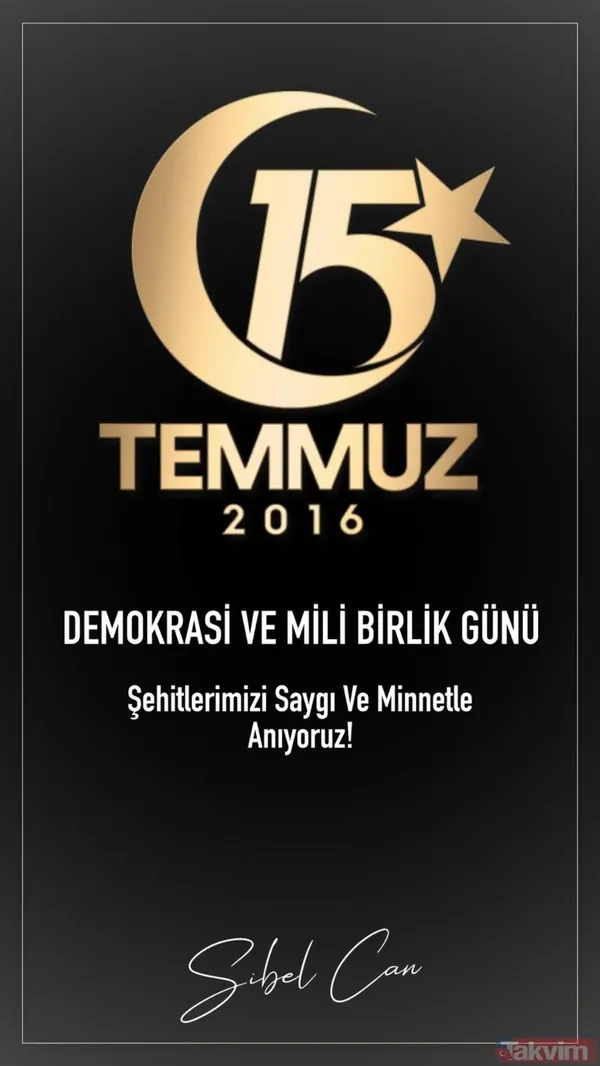 Ünlü isimler 15 Temmuz şehitlerini unutmadı! "Bağımsızlık ve milli duruş, şehitlerimizin ve gazilerimizin en büyük emaneti" - 9