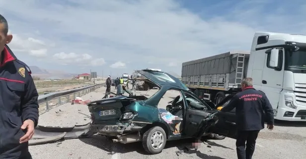 Kahramanmaraş’ta korkunç kaza! Köpeğe çarpmamak için manevra yaptı faciaya neden oldu: 4 ölü 4 yaralı