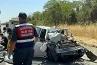 Tekirdağ'da korkunç kaza! Süt taşıyan kamyon ile otomobil çarpıştı 4 kişi hayatını kaybetti