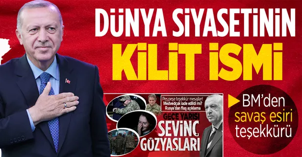 BM Genel Sekreteri, Rusya ve Ukrayna arasındaki esir değişimindeki rolü sebebiyle Türkiye'ye teşekkür etti