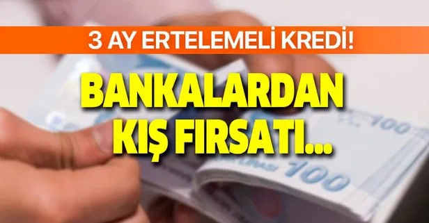 36 aya kadar vade ile uygun kredi fırsatı! Üstelik 3 ay erteleniyor! Aylık taksit tutarı ve örnek ödeme tablosu...