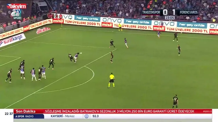 Trabzonspor 0-1 Ferencvaros | MAÇ ÖZETİ İZLE