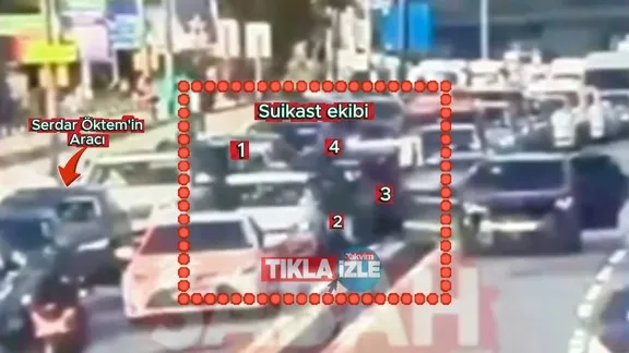 VİDEO: Serdar Öktem suikastı kamerada