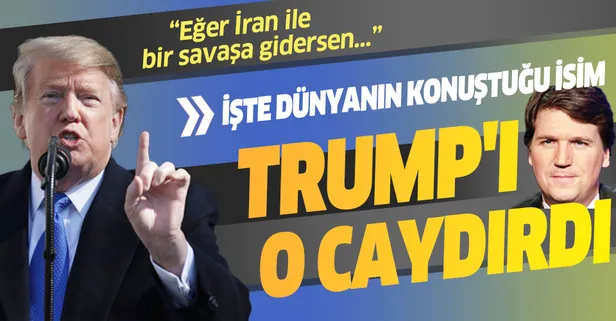 Dünya onu konuşuyor! İşte Trump'ı İran’a saldırma kararından caydıran isim