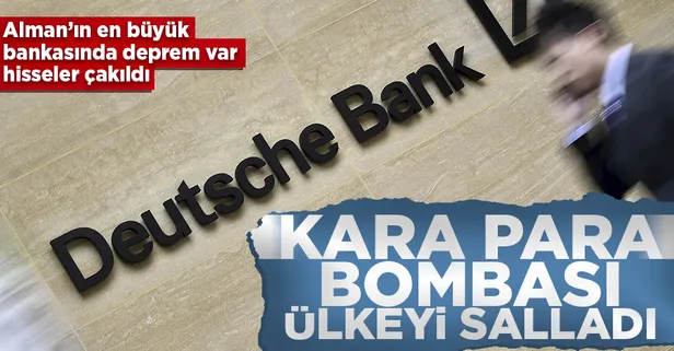 Almanya’nın en büyük bankalarından Deutsche Bank’ın Frankfurt merkezinde "kara para aklama" araması