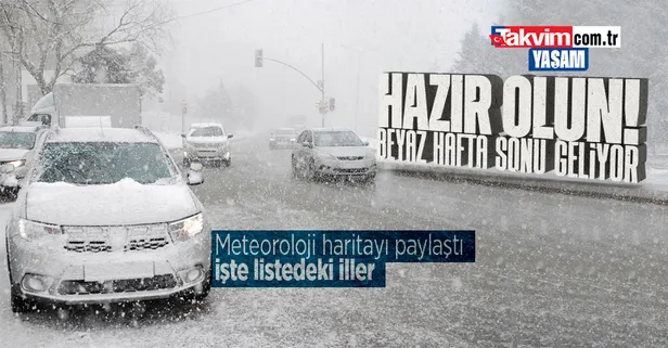 HAVA DURUMU | Birçok il için kar ve sağanak yağış uyarısı | 14 Ocak 2023 hava durumu