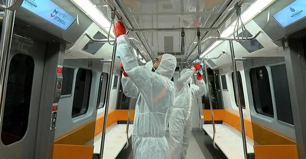 Son dakika: İstanbul metrolarında virüs önlemi