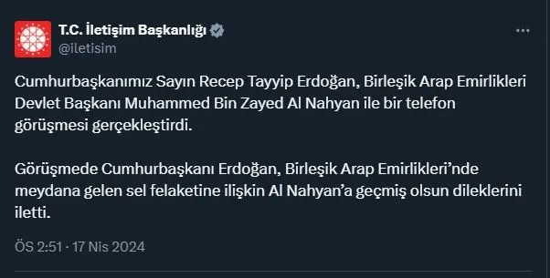 baskan-erdogandan-bae-devlet-baskani-nahyana-gecmis-olsun-telefonu-sel-felaketi-1713354832065.jpg Başkan Erdoğan'dan BAE Devlet Başkanı Nahyan'a geçmiş olsun telefonu | SEL FELAKETİ-1