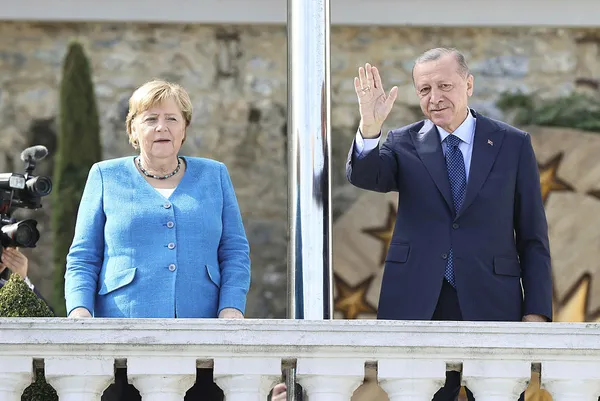Almanya Şansölyesi Merkel, Başkan Erdoğan ile bir araya geldi-7