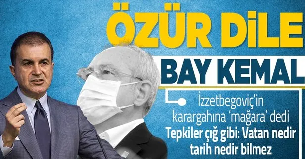 Ömer Çelik’ten Aliya İzzetbegoviç’in karargahı ’mağara’  diyen Kılıçdaroğlu’na sert tepki: Son derece yakışıksızdır