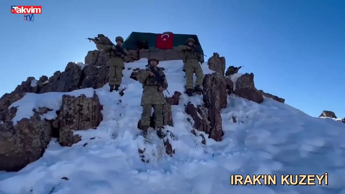 Mehmetçik'ten yeni yıl mesajı!