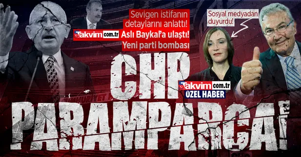 CHP'de şok: Deniz Baykal'ın kızı Aslı Baykal partiden istifa etti!