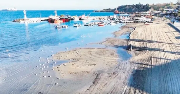 Marmara’da korkutan görüntü: Deniz 20 metre çekildi