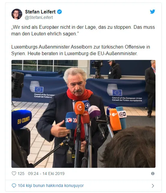 Lüksemburglu bakan Jean Asselborn itiraf etti: Avrupa'nın Türkiye'yi durdurmaya gücü yetmez-1
