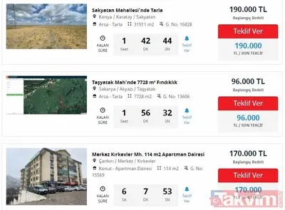 bu fiyatlar sam da kayisi ziraat bankasi acikladi 3 1 daire 90 000 tl ye satiliyor 100 m2 daire ise 72 000 tl galeri takvim