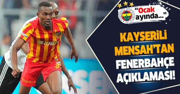 Bernard Mensah’tan Fenerbahçe açıklaması: Ocak’ta her şey belli olur