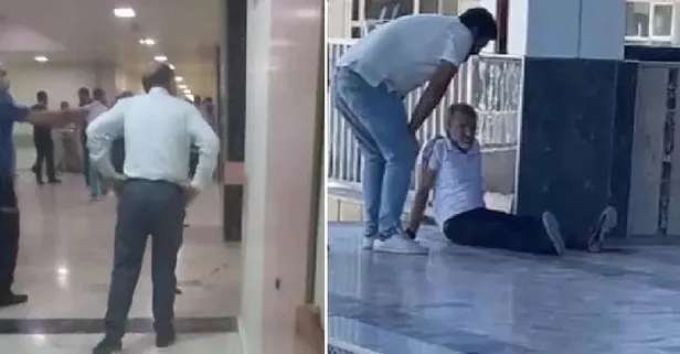 Hastane koridoru karıştı! Silahlı kavgada yaralılar var
