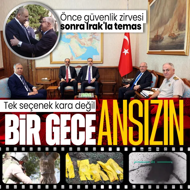 Ankarada güvenlik zirvesi! Kritik toplantı sonrası MSB açıkladı: Tek seçenek kara harekatı değil