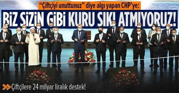 Son dakika: Başkan Recep Tayyip Erdoğan müjdeyi verdi! Çiftçiye 24 milyar liralık destek!