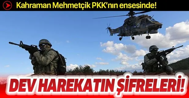 Pençe-Kaplan operasyonunun şifreleri! Kahraman Mehmetçik PKK’ya nefes aldırmıyor!