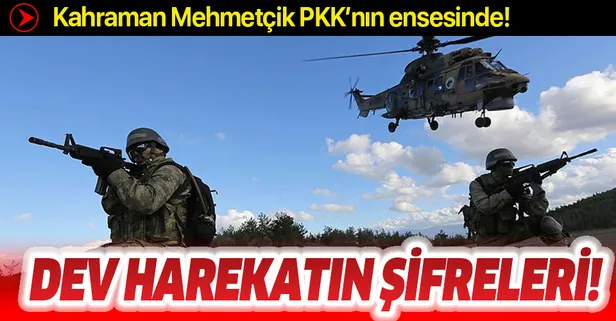 Pençe-Kaplan operasyonunun şifreleri! Kahraman Mehmetçik PKK'ya nefes aldırmıyor!
