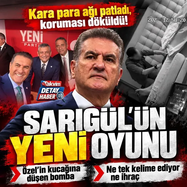 Kara para ağı patladı, koruması döküldü! YENİ Partinin kucağındaki Mustafa Sarıgül bombası: Özel ihraç edemedi