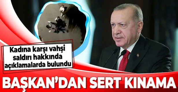 Son dakika! Başkan Erdoğan: İnsanlık suçu olarak gördüğüm kadına yönelik şiddeti, en sert şekilde kınıyorum