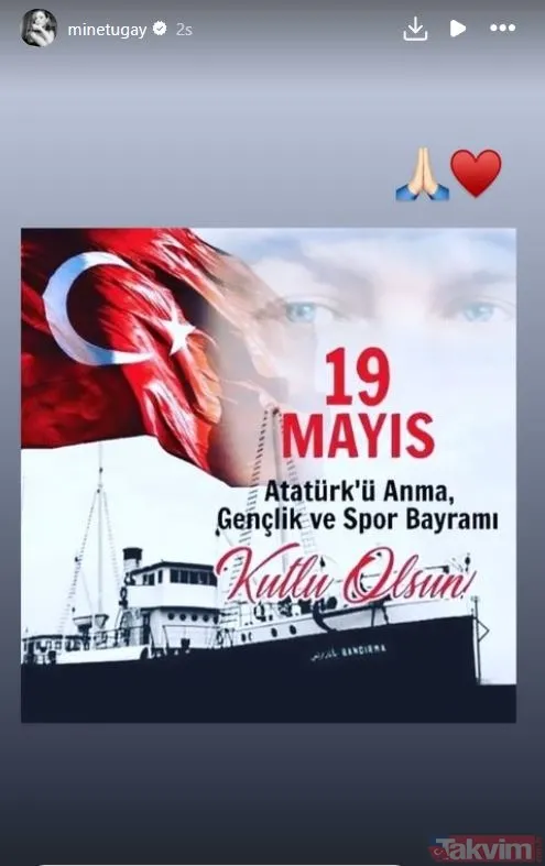 Ünlü isimlerden 19 Mayıs Atatürk'ü Anma, Gençlik ve Spor Bayramı paylaşımları! Müge Anlı, Emre Altuğ, Melis Sezen, Mine Tugay... - 2