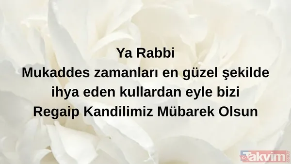 Regaip Kandili resimli mesajlar 2025 | Dualı, hadisli, anlamlı, en yeni ve kısa hayırlı kandiller sözleri - 9