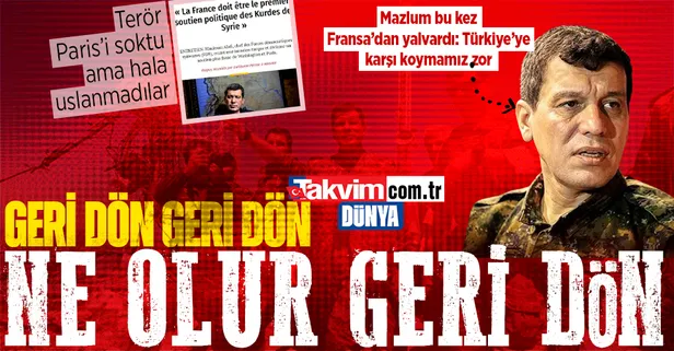 Son dakika: YPG/PKK elebaşı Mazlum Kobani kod adlı Ferhat Abdi Şahin Fransız basınında yalvardı: Türkiye'ye karşı koymamız zor geri dönün
