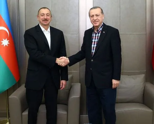 Cumhurbaşkanı Erdoğan ve İlham Aliyev görüştü