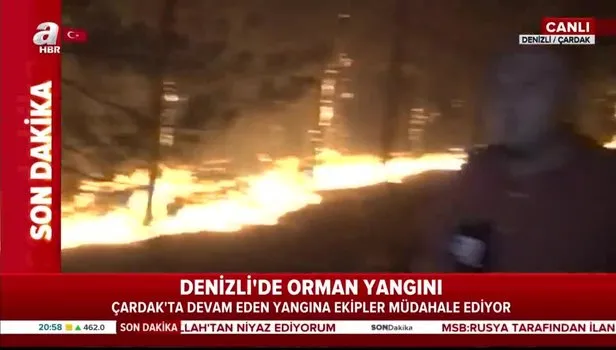 Denizli Cardak Ta Orman Yangini Ekipler Mudahale Ediyor Takvim