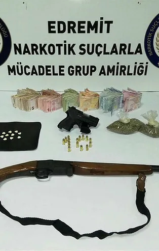 Balıkesir Edremit'te uyuşturucu operasyonu!