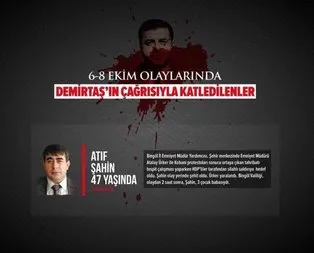 6-8 Ekim olaylarında Demirtaş’ın çağrısıyla katledilenler