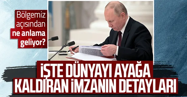 Ve Putin imzaladı! Rusya ile sözde Donbas yönetimleri arasındaki anlaşmanın madde madde detayları ortaya çıktı