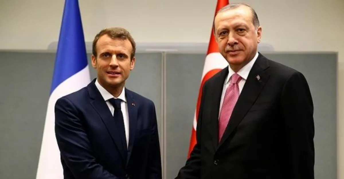 Başkan Erdoğan Macron ile görüştü