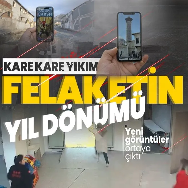 Asrın felaketinin birinci yılı! Depreme ilişkin çarpıcı görüntüler ortaya çıktı | Hastanelerin kamera kayıtları ve öncesi-sonrası fotoğrafları...